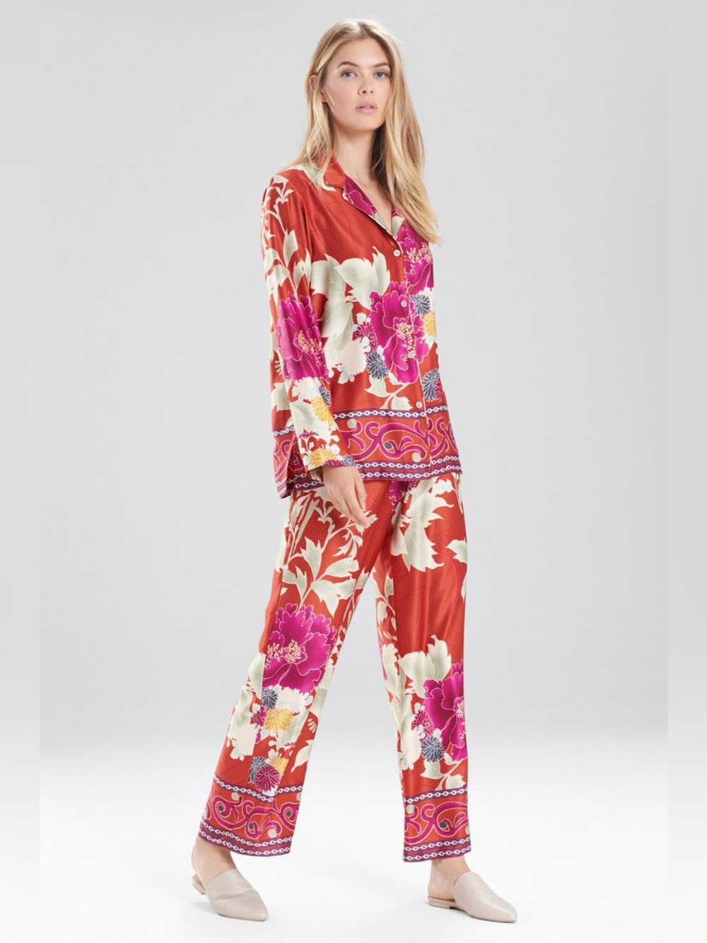 NATORI Auburn Floral PJ Set